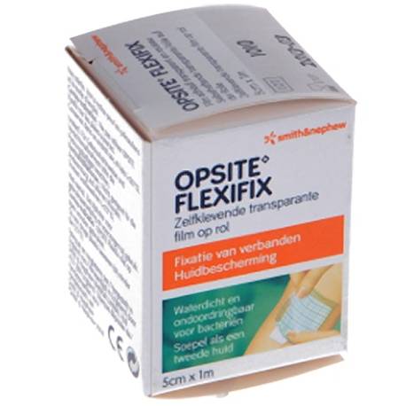 OPSITE FLEXIFIX transparant op rol 5 cm x 1 m