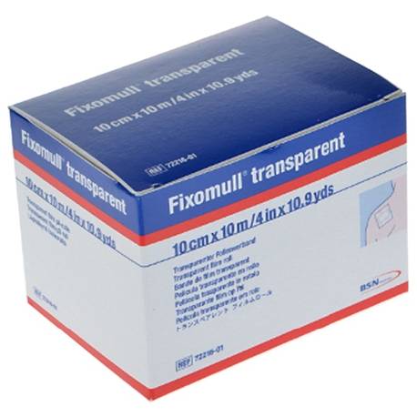 FIXOMULL transparent sur rouleau 10 cm x 10 m
