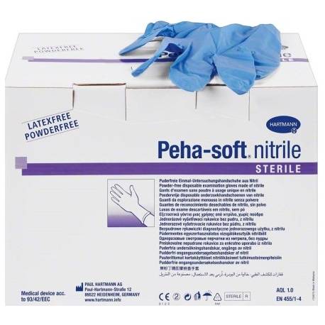 HANDSCHOENEN PEHA-SOFT NITRIL STERIEL SMALL