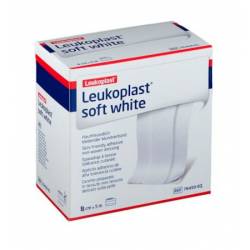 LEUKOPLAST SOFT WHITE 8 cm x 5 m