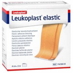 LEUKOPLAST ELASTIC - peau normale 4 cm x 5 m