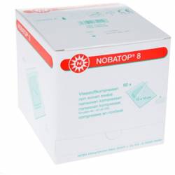 NOBATOP 8 - stérile (par 2-non woven) 10,0 x 10,0 cm