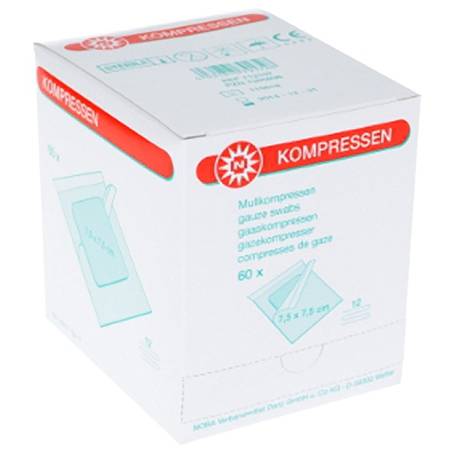 NOBA COMPRESSES - stérile 7.5 x 7.5 cm