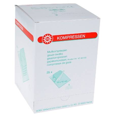 NOBA COMPRESSES - stérile par 5 - 8 pl 10 x 10 cm