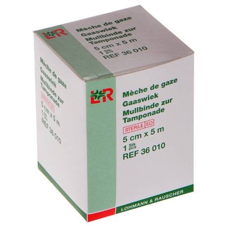 RIBBON GAUZE - sterile 5 cm x 5 m
