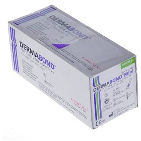 DERMABOND MINI HIGH VISCOSITY 0,36 ml - wondlijm ( 12 st ) AHVM12
