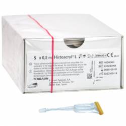 HISTOACRYL colle tissulaire TRANSPARENT 0,5 ml (5 pièces)