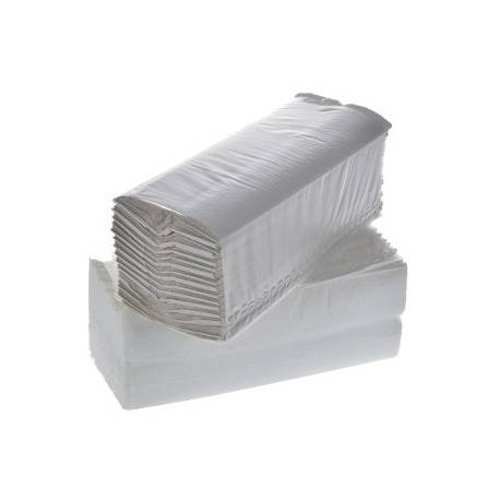 TOWELS IN PAPER 100% recycled paper WHITE 25 x 33 cm