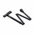 WALKING STICK N10 PLIABLE QUATTRO BLACK 83/92 cm max 100 kg