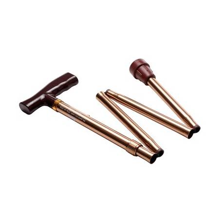 WALKING STICK N10 PLIABLE QUATTRO BRONZE 83/92 cm max 100 kg