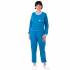 SALOPETTE 4706 - FERMETURE DOS, BRAS LONG, BLEU SMALL