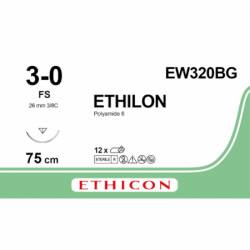 ETHILON 3/0 EW 320BG 26 mm 75 cm