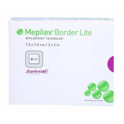 MEPILEX BORDER FLEX LITE- steril 7.5 x 7.5 cm