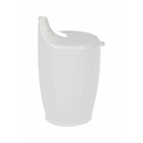 DRINKBEKER MET TUITJE (melk + doorzichtig) GROTE OPENING