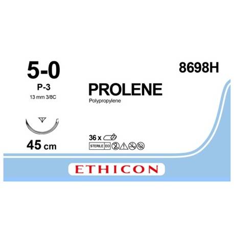 PROLENE 5/0 8698H 13 mm 45 cm