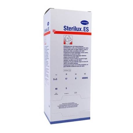 STERILUX ES STERILES 8pl 40*5pc 5,0 x 5,0 cm
