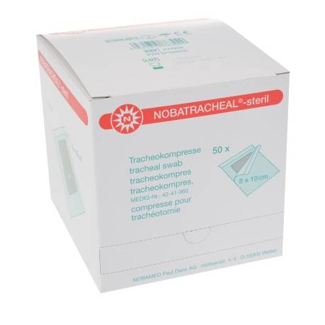 NOBATRACHEAL COMPRESSES 8 x 10 cm